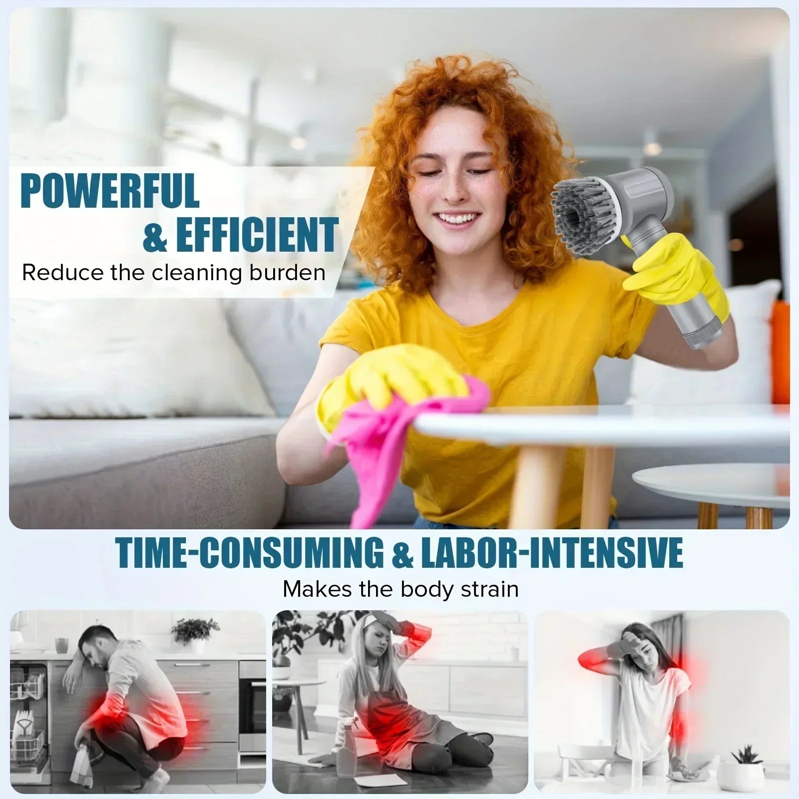 PowerScrub™ Electric Spin Scrubber