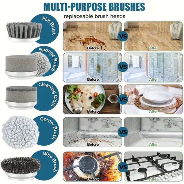 Effortless Spin Scrubber